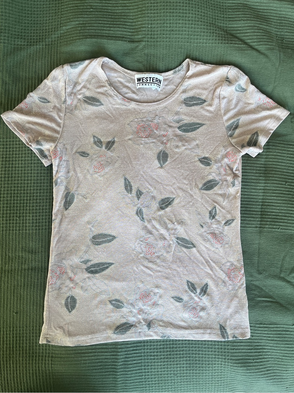 Whimsigoth Fitted Floral Top | 90’s Y2K